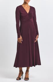 Derek Lam 10 Crosby Isabella Long Sleeve Ruched Dress