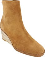 FERRAGAMO Canaria Suede Espadrille Wedge Boot