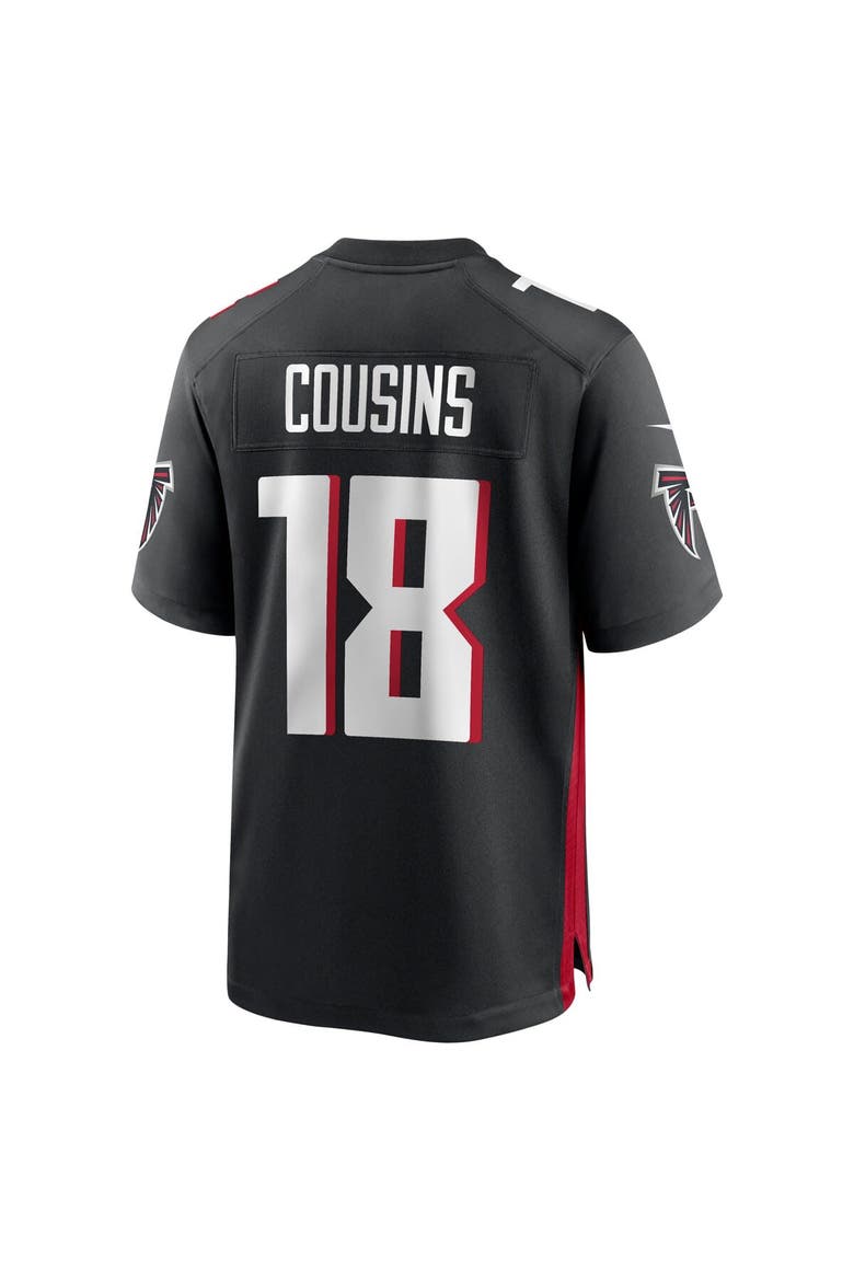Men's Nike Kirk Cousins Black Atlanta Falcons Game Player Jersey, Alternate, color, Black