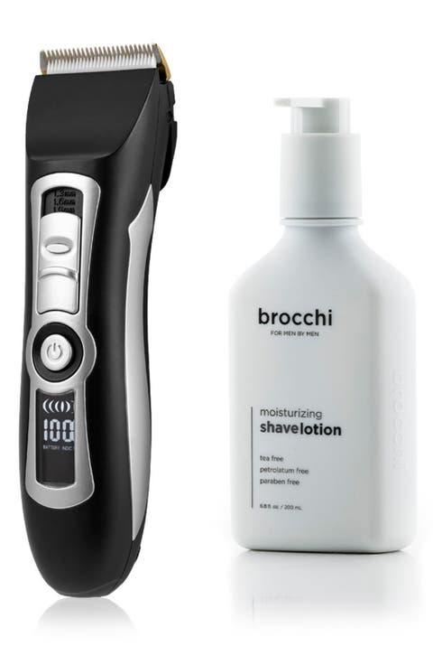 Grooming Trimmer & Moisturizing Shave Lotion Bundle Digital Trimmer & Moisturizing Shave Lotion