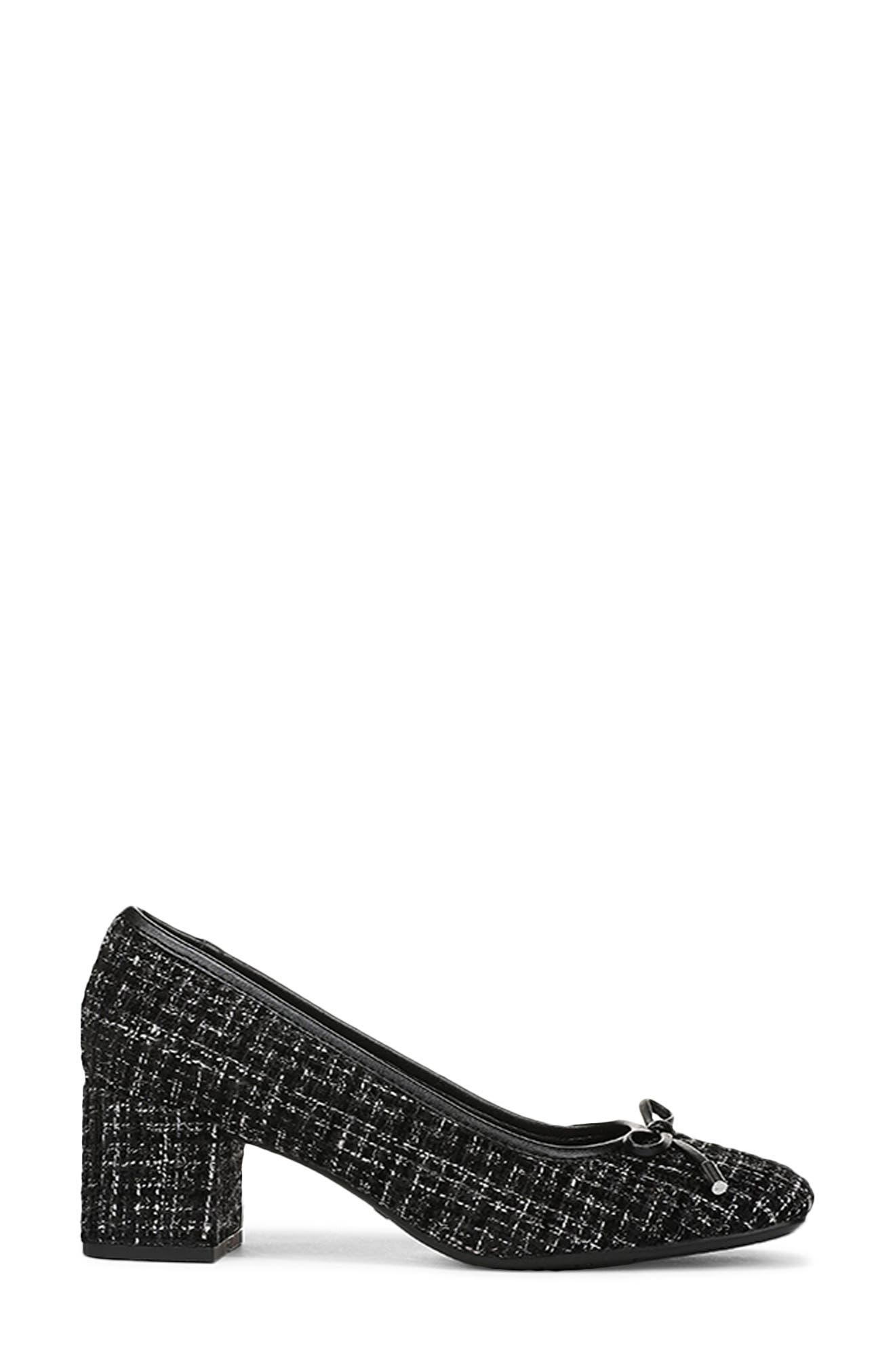 Cora Block Heel Pump, Alternate, color, BLACK