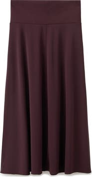 MANGO Fine Knit Midi Skirt