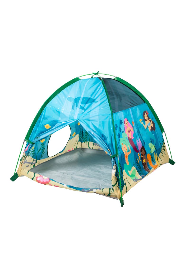 Mermaid Play Tent, Alternate, color, BLUE