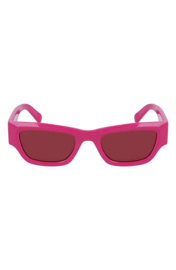 Karl Lagerfeld 52mm Rectangular Sunglasses