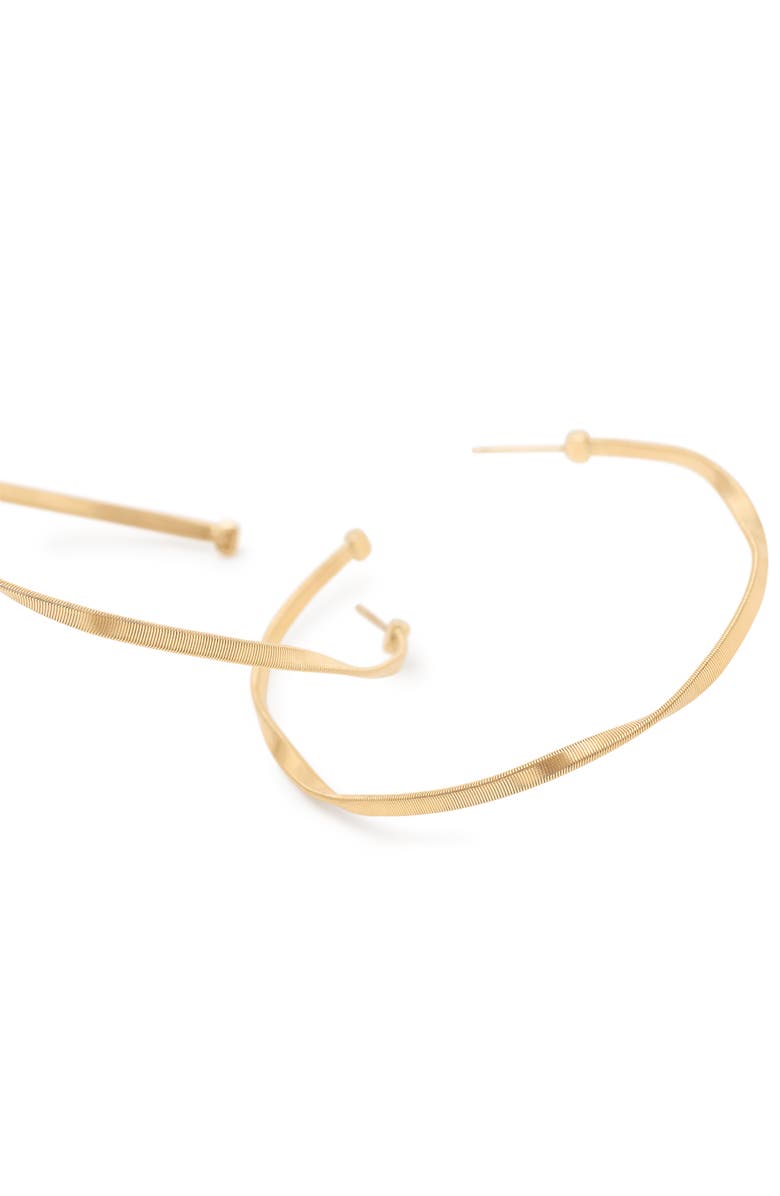 Marco Bicego Marrakech Twist Hoop Earrings, Alternate, color, Gold