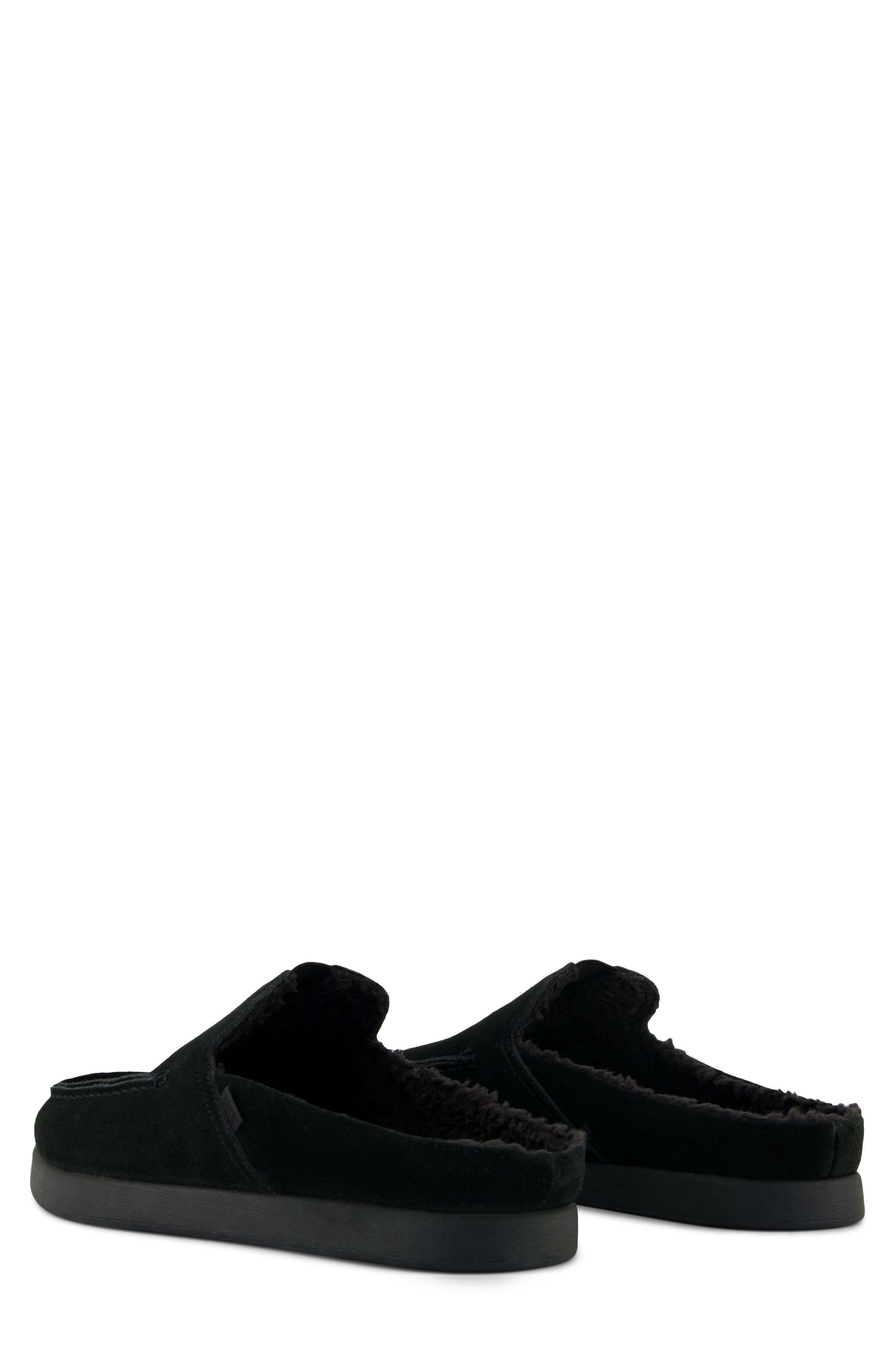 TOMS Alonso Fleece Lined Mule, Alternate, color, Black