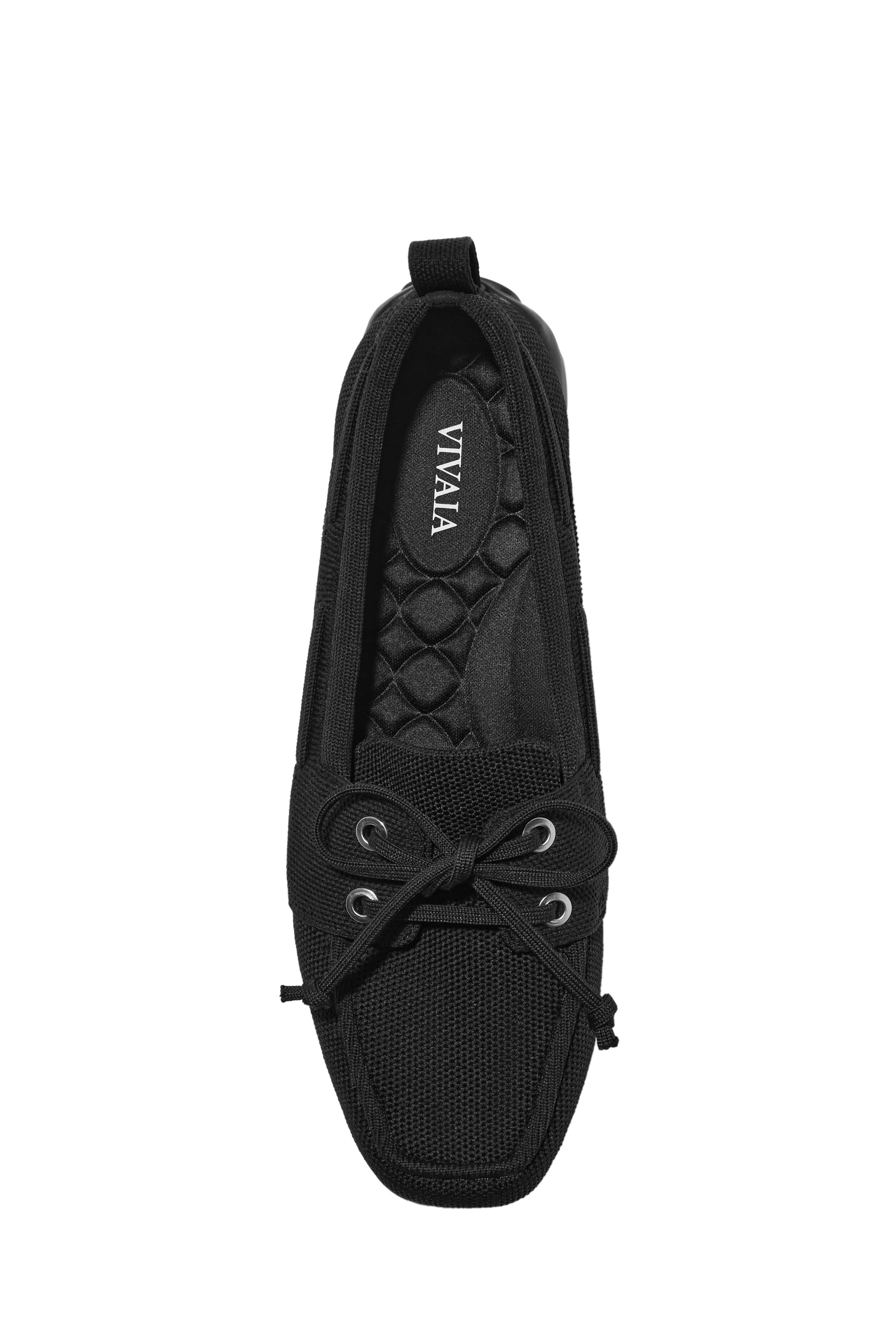 Jillian Square-Toe Casual Loafers, Alternate, color, BLACK