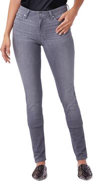 PAIGE Leggy Mid Rise Long Ultra Skinny Jeans