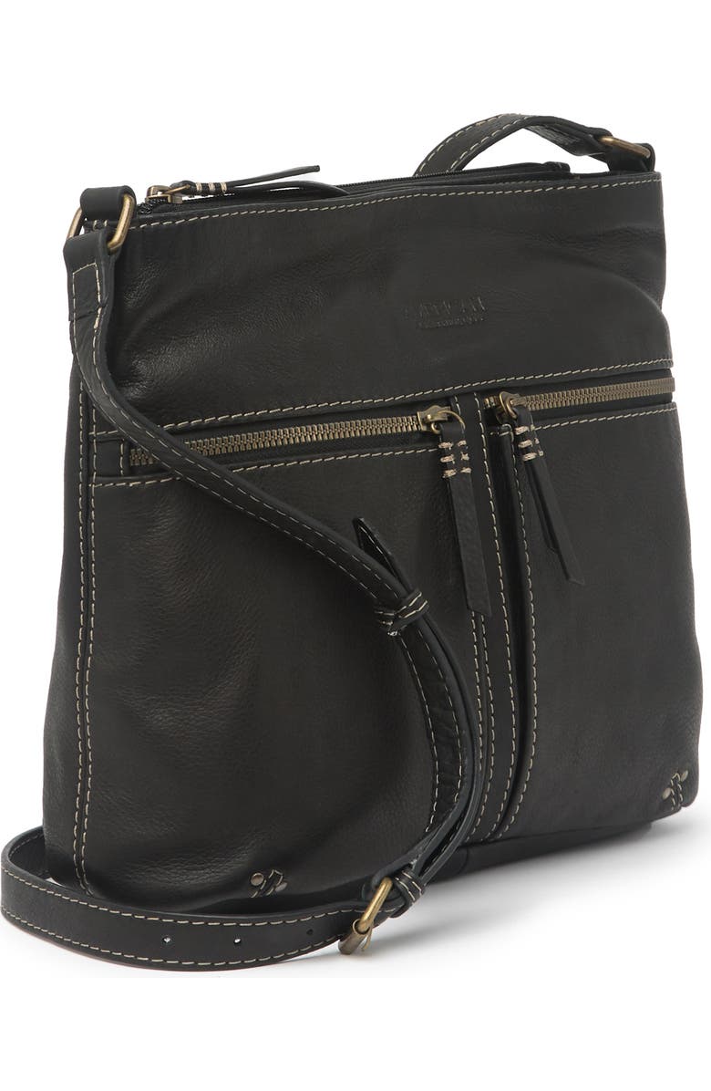 AMERICAN LEATHER CO. Hanover Double Entry Crossbody Bag, Alternate, color,