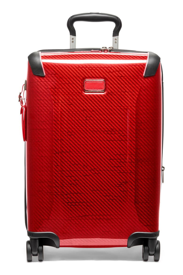 22-Inch Tegra-Lite® International Expandable 4 Wheel Carry-On Bag, Main, color, BLAZE RED