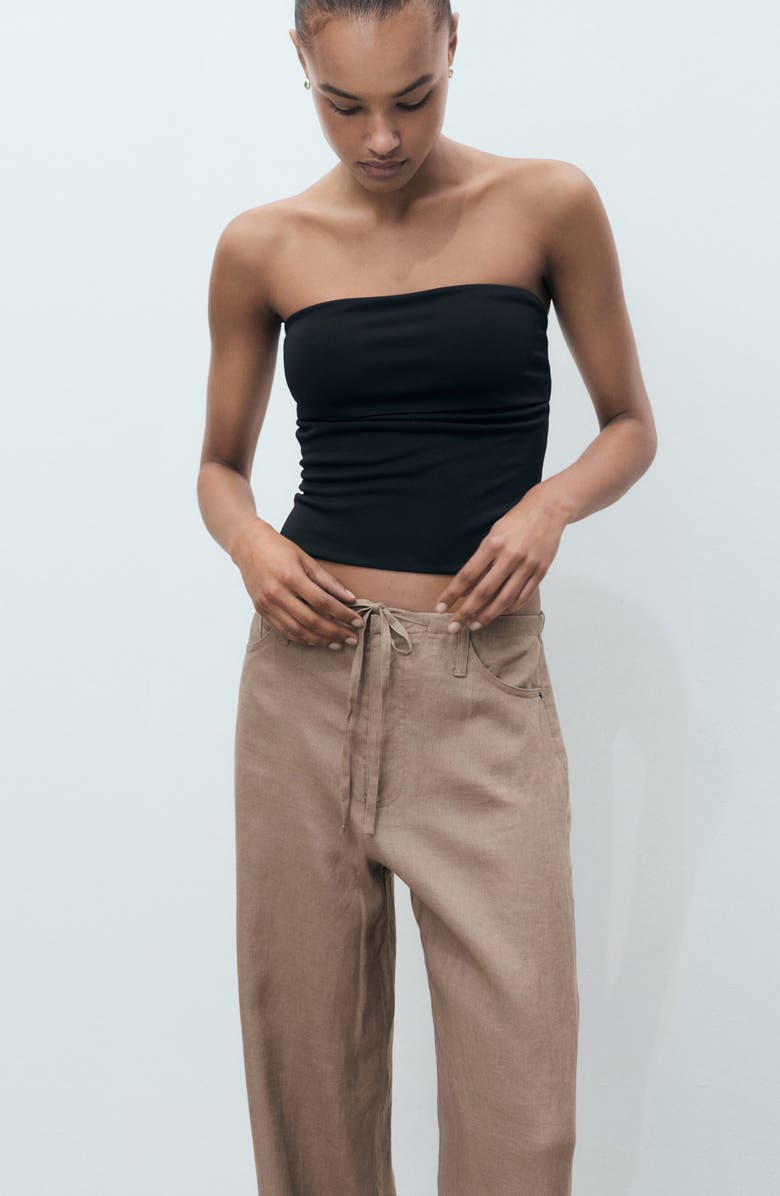 Wide Leg Linen Pants