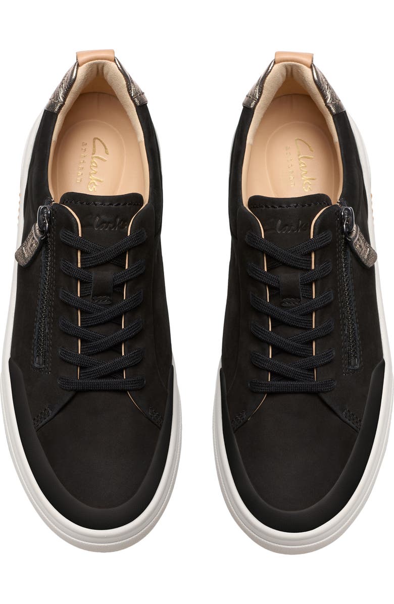 Clarks<sup>®</sup> Hollyhock Zip Platform Sneaker, Alternate, color,