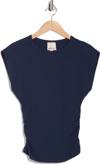 Ruched Side Ribbed Muscle Tank