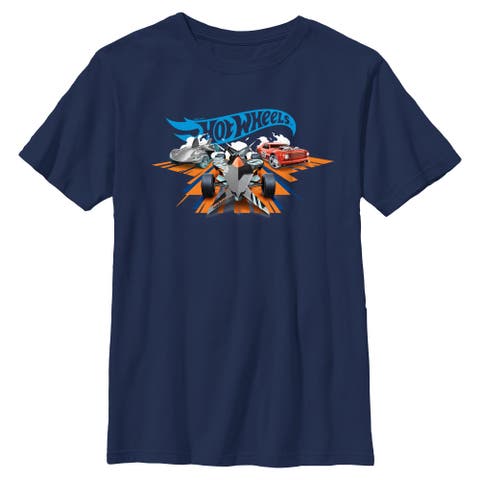 Boys Hot Wheels Bad to the Blade Race T Shirt