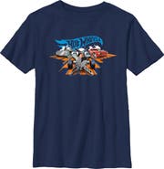 Hot Wheels Boys' Bad to the Blade Race Graphic Short Sleeve T-Shirt