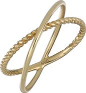 Bony Levy 14K Gold Crossover Ring