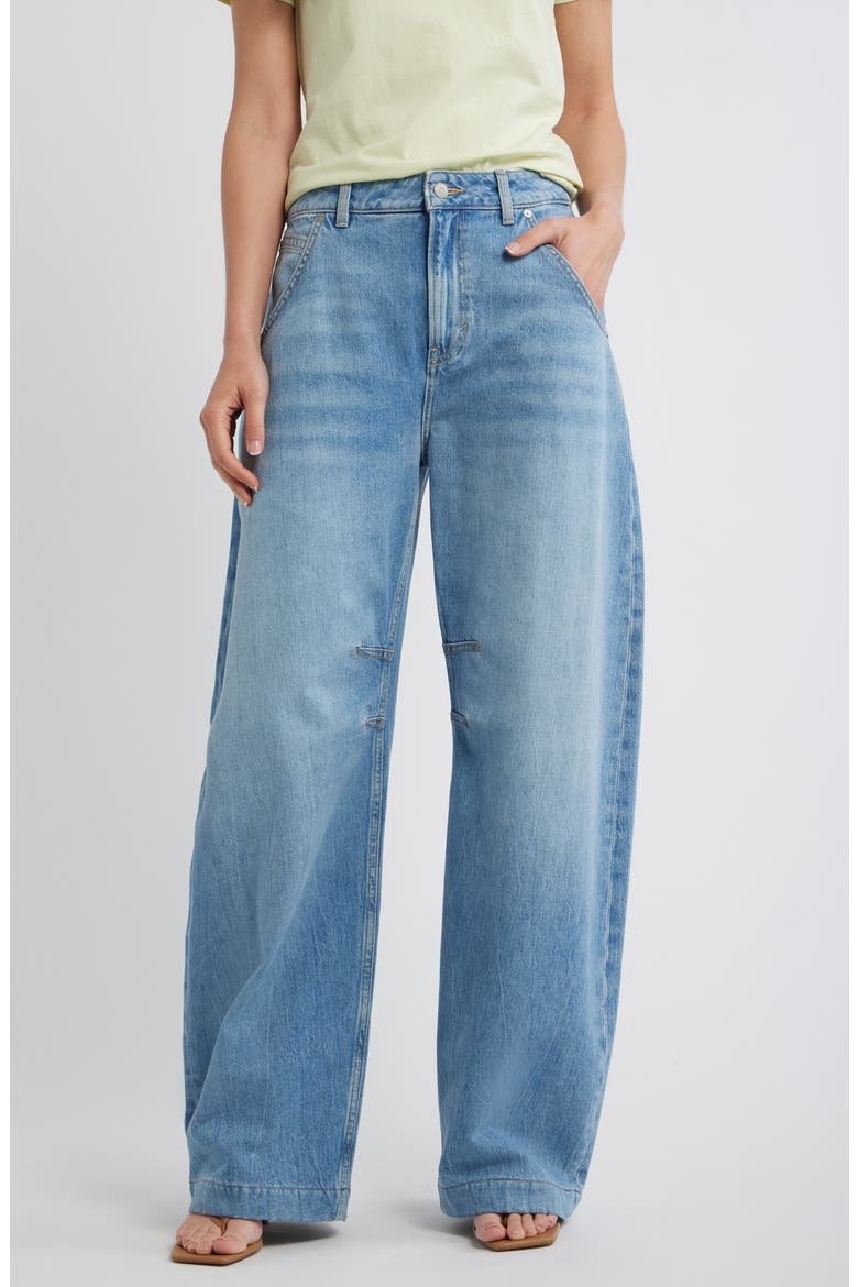 Slouchy Balloon Jeans, Main, color, LIGHT BLUE
