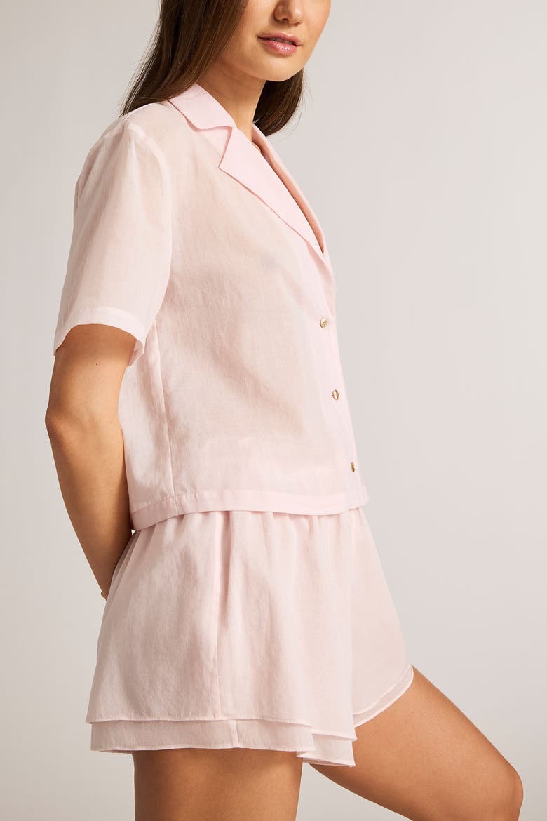 Island Short Sleeve Shirt, Alternate, color, Shell