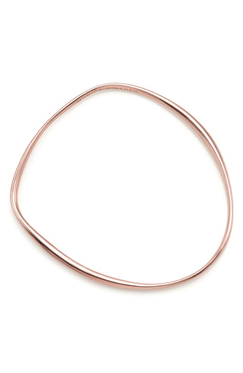 Monica Vinader Nura Reef 18ct Rose-gold Vermeil Bracelet In Gold