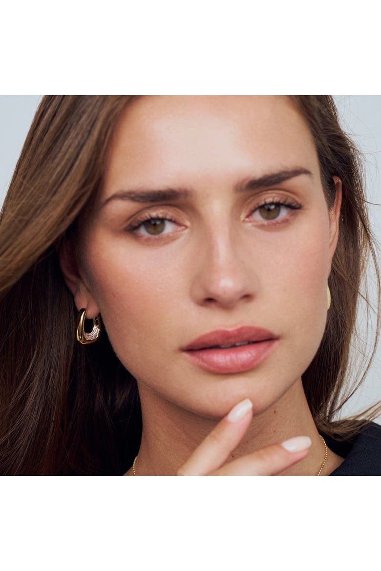 Earrings Borsa, Alternate, color, 18K Gold Plated