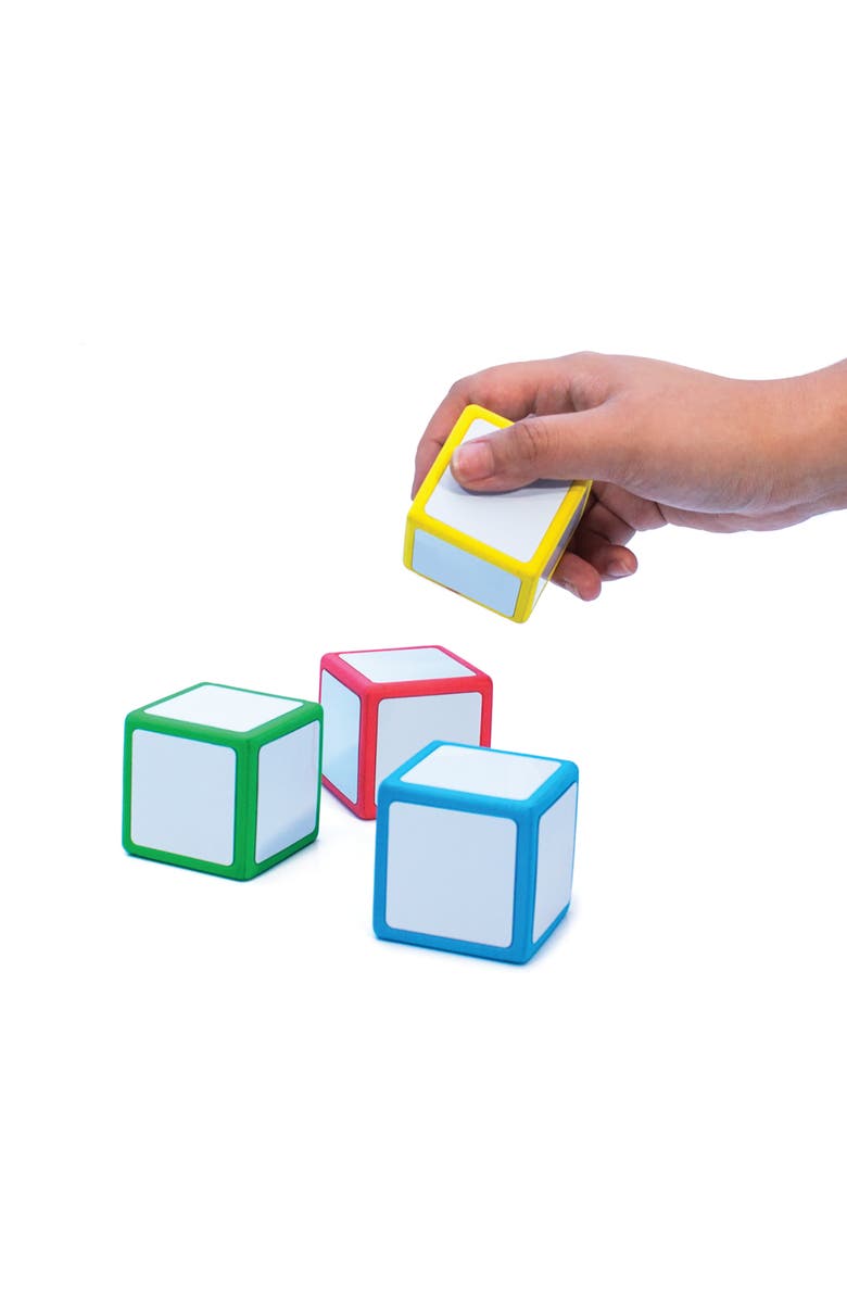 Junior Learning Write 
Wipe Custom Dice Set, Alternate, color, Multicolored