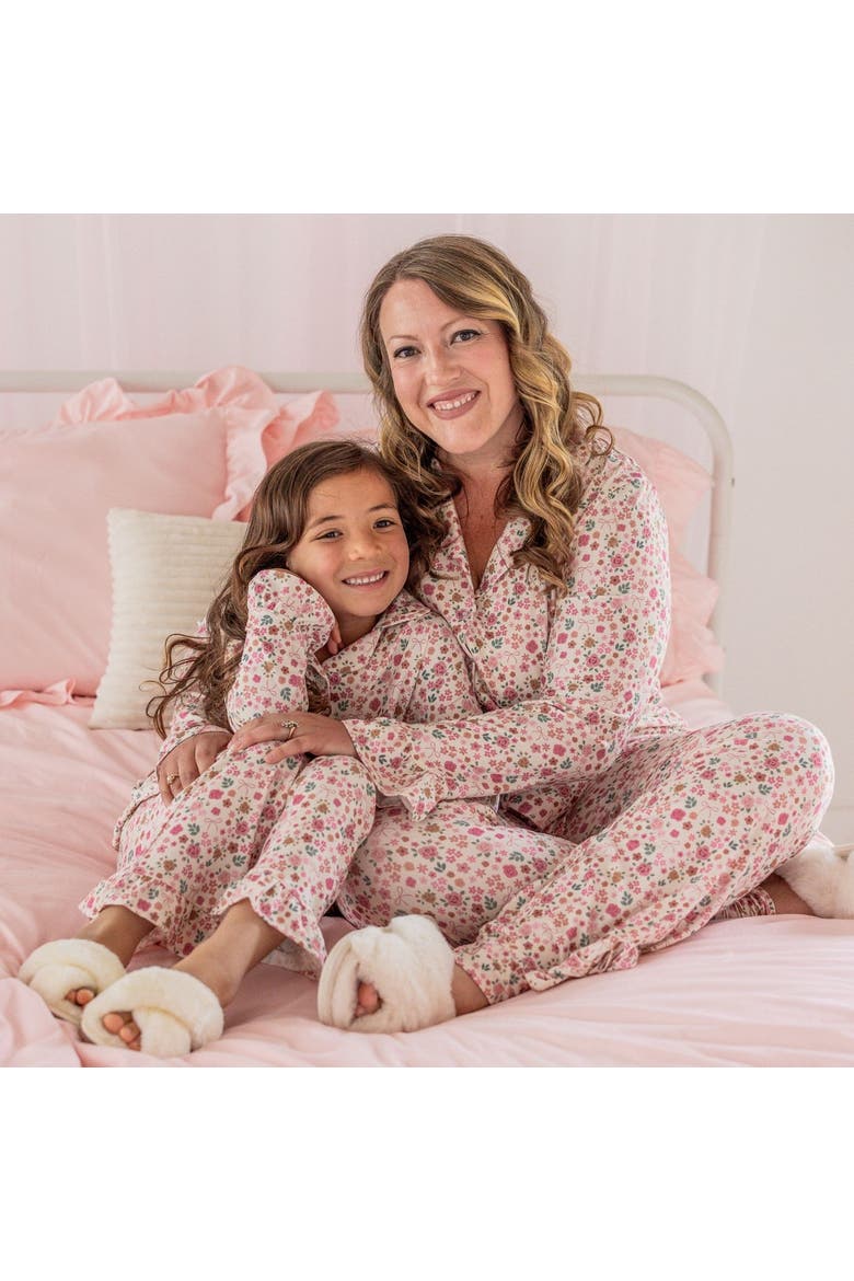 Berry Floral Women's Lounge Set, Alternate, color, Mauve