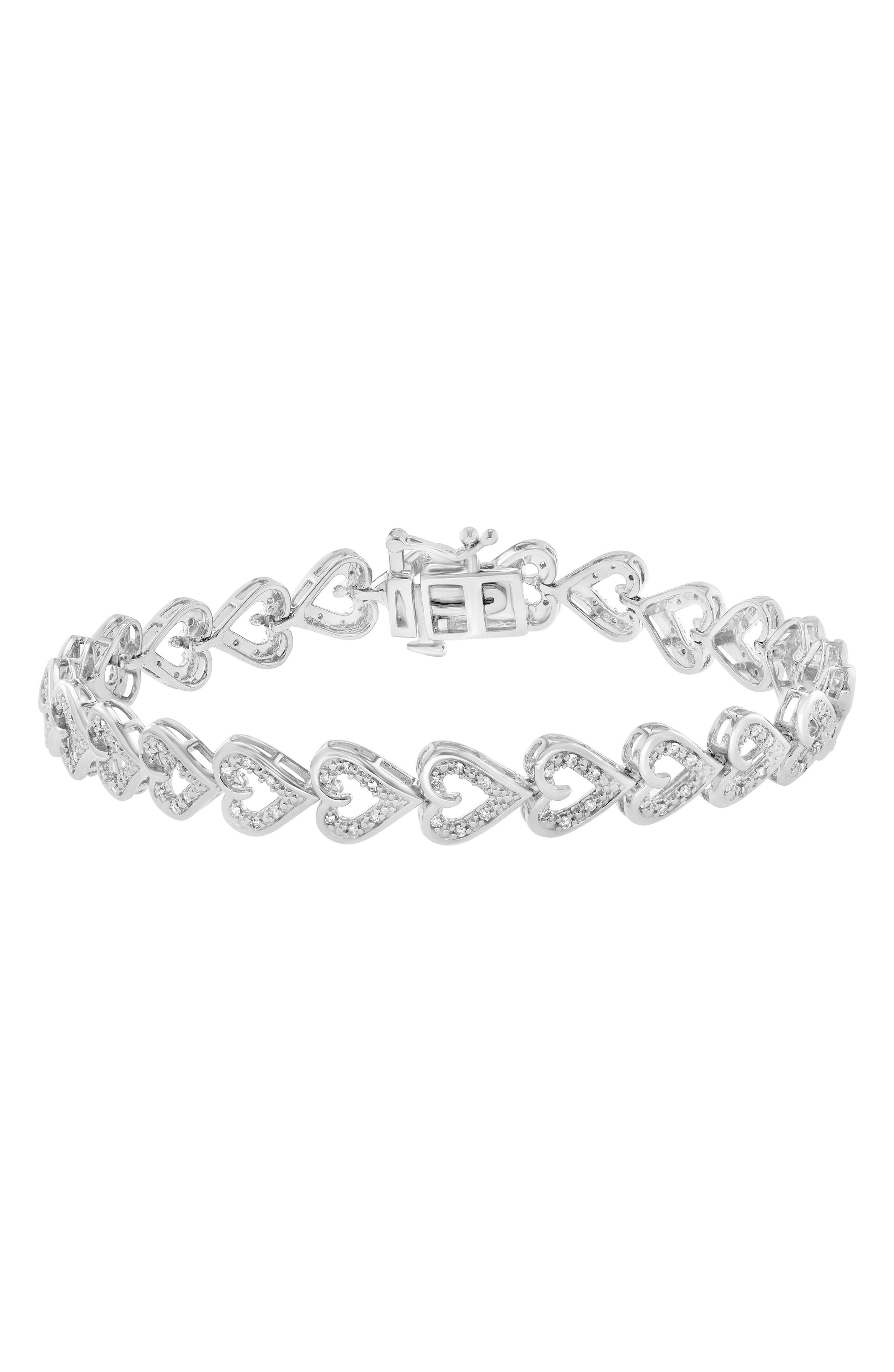 EFFY Diamond Heart Chain Bracelet
