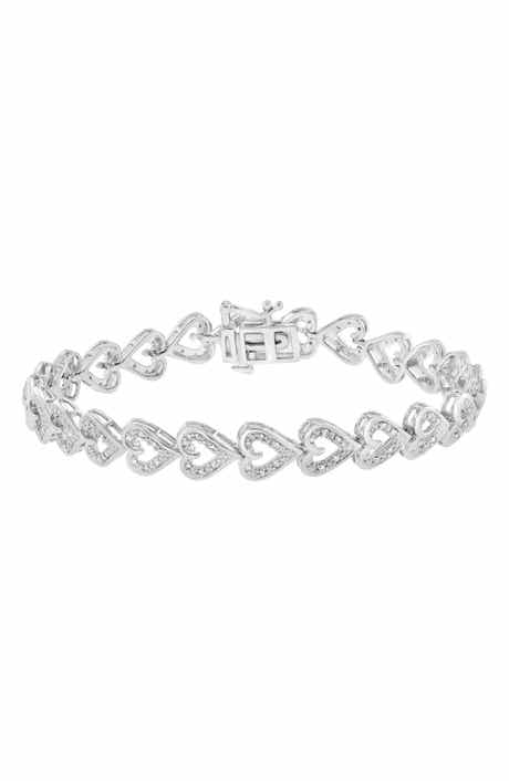 EFFY Diamond Heart Chain Bracelet