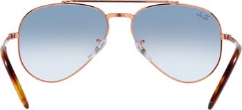 New Aviator 58mm Gradient Pilot Sunglasses