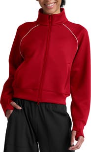 Beyond Yoga Piping Detail Bomber Jacket