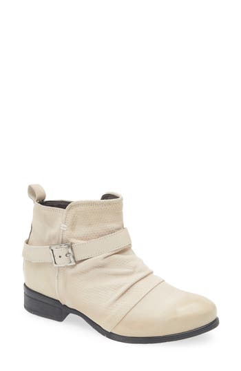 Miz Mooz Suzy Scrunch Leather Boot In Multi