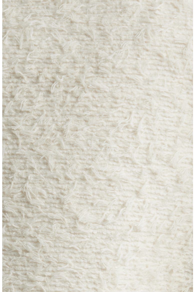 Jaleto Double Breasted Short Sleeve Tweed Blazer, Alternate, color, SOFT CREAM EYELASH TWEED