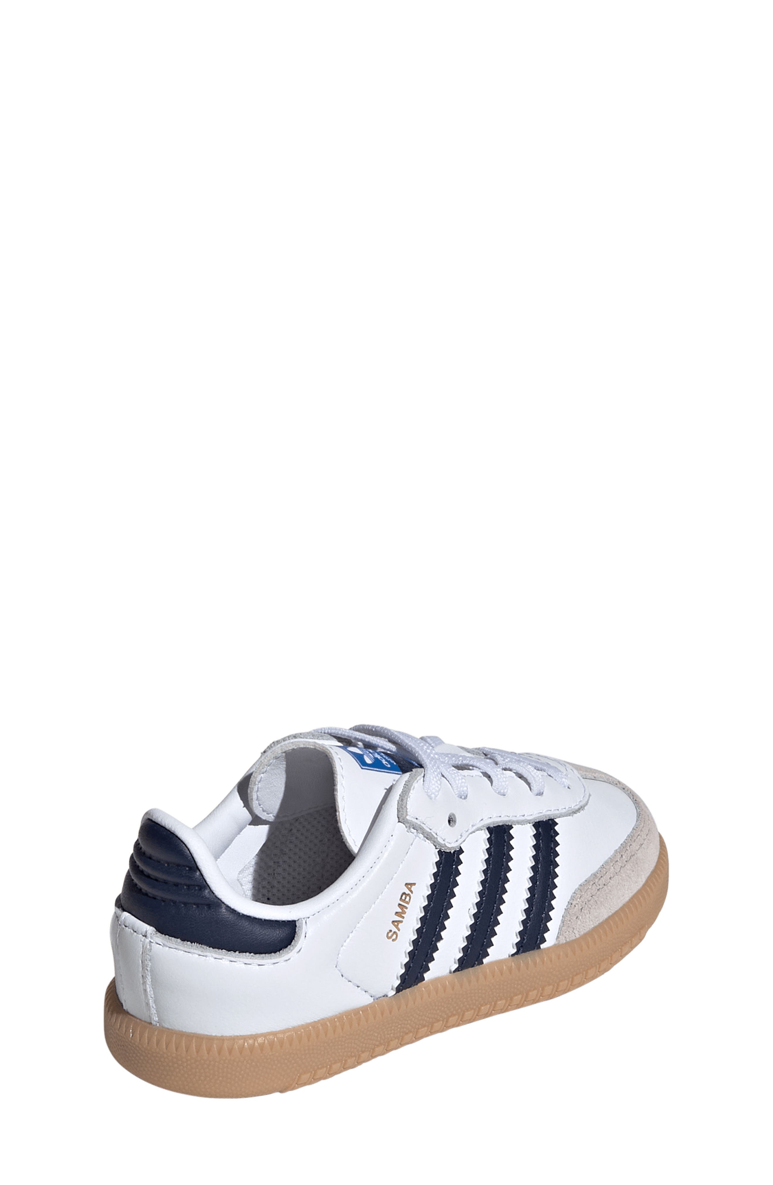 adidas Samba Sneaker, Alternate, color, White/ Indigo/ Gum