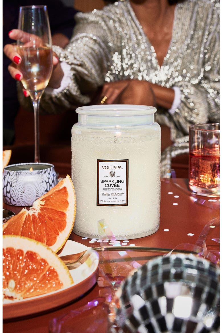 Sparkling Cuvée Large Jar Candle, Alternate, color, SPARKLING CUVEE