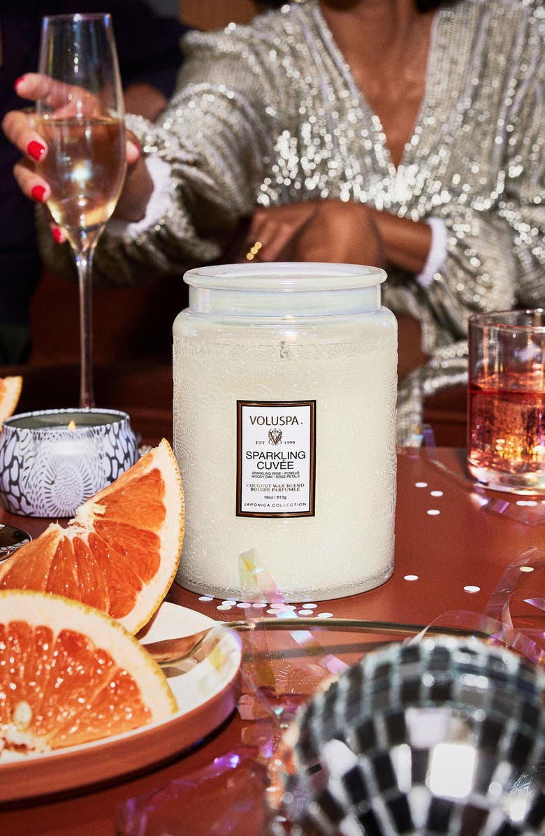 Voluspa Sparkling Cuvée Large Jar Candle, Alternate, color, Sparkling Cuvee