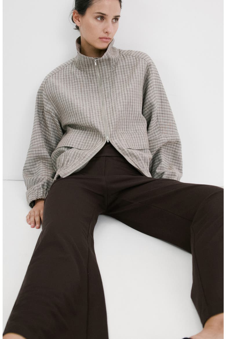 Straight Leg Pants, Alternate, color, BROWN