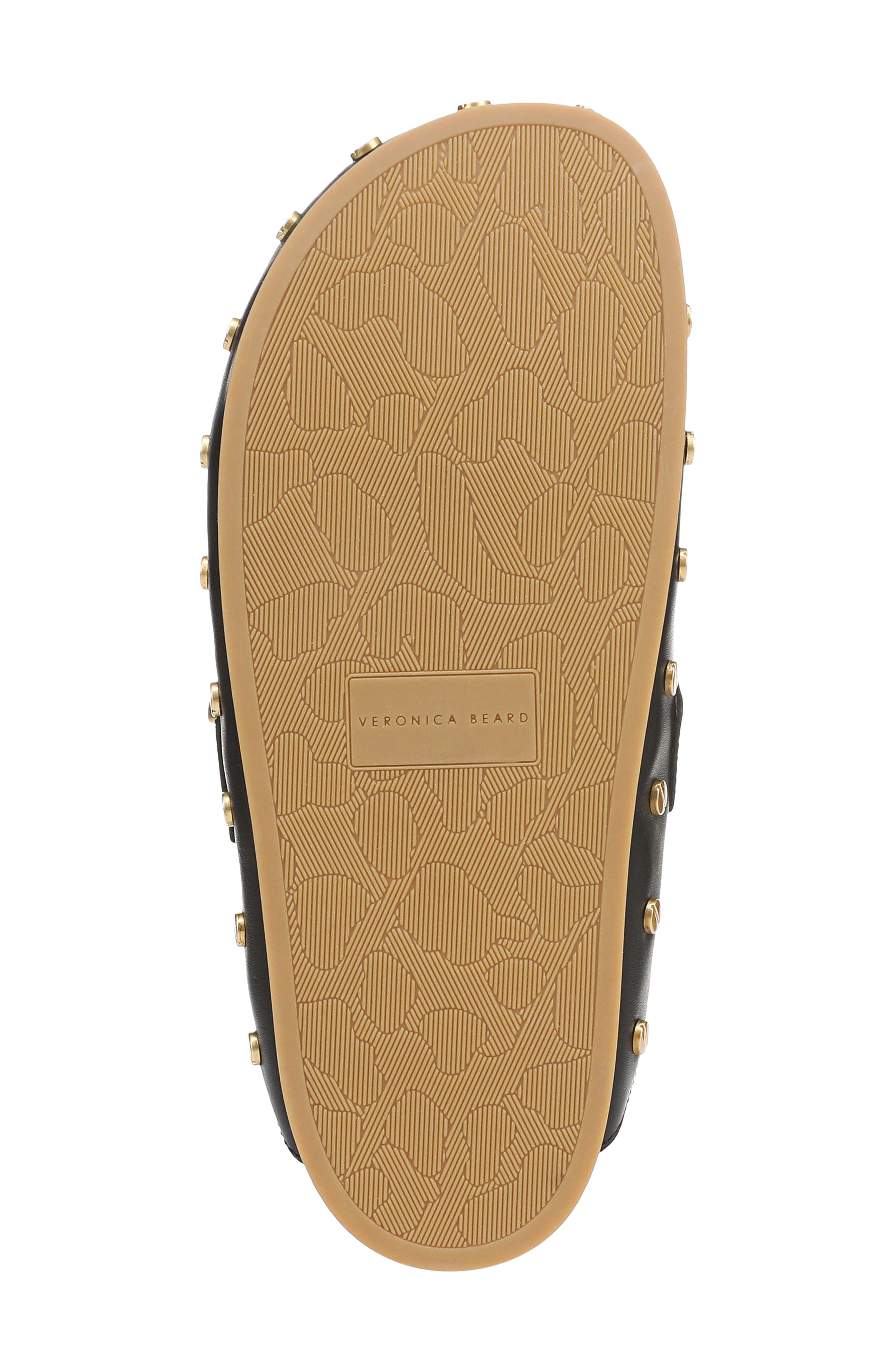 Veronica Beard Fern Charm Clog, Alternate, color, Black