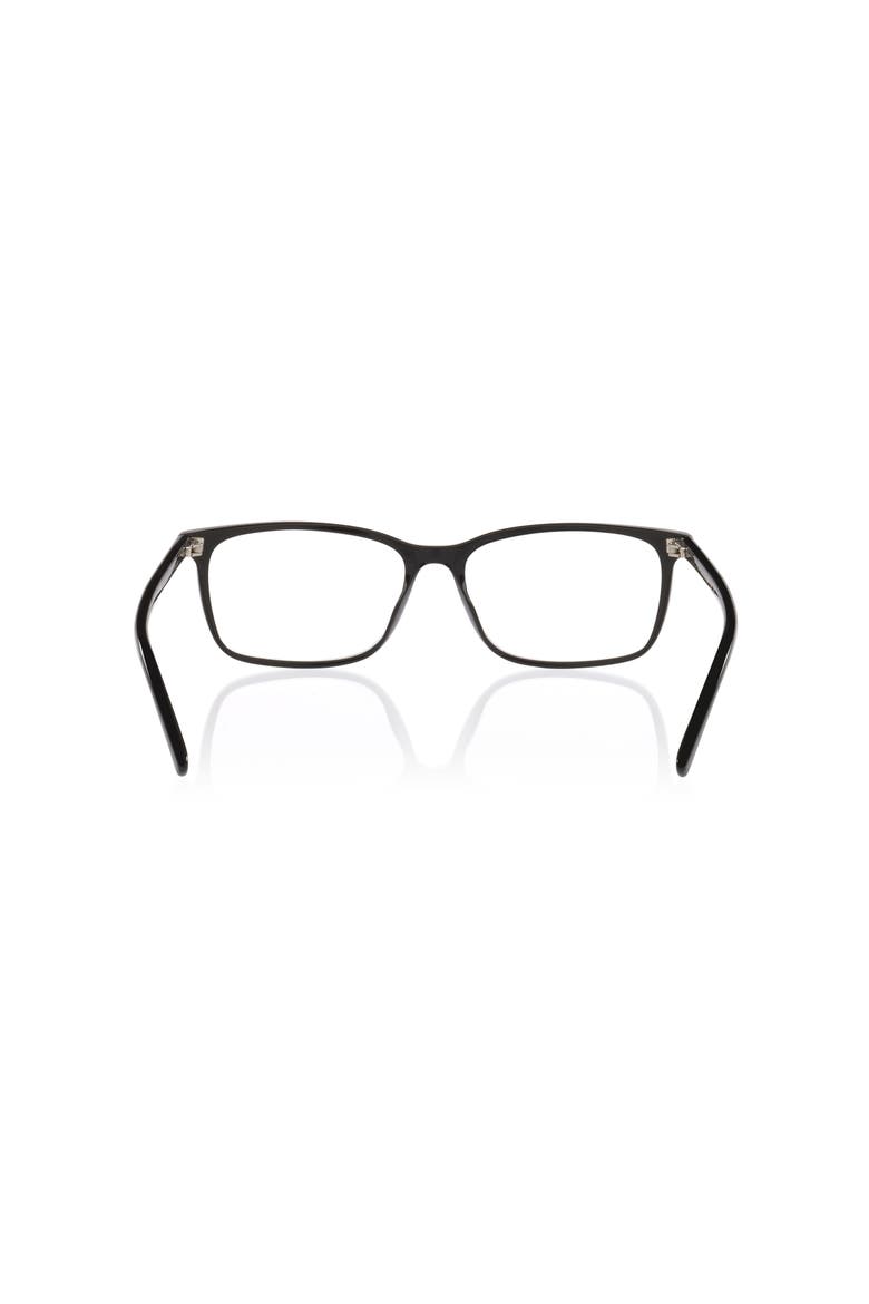 57mm Rectangle optical glasses, Alternate, color, Black