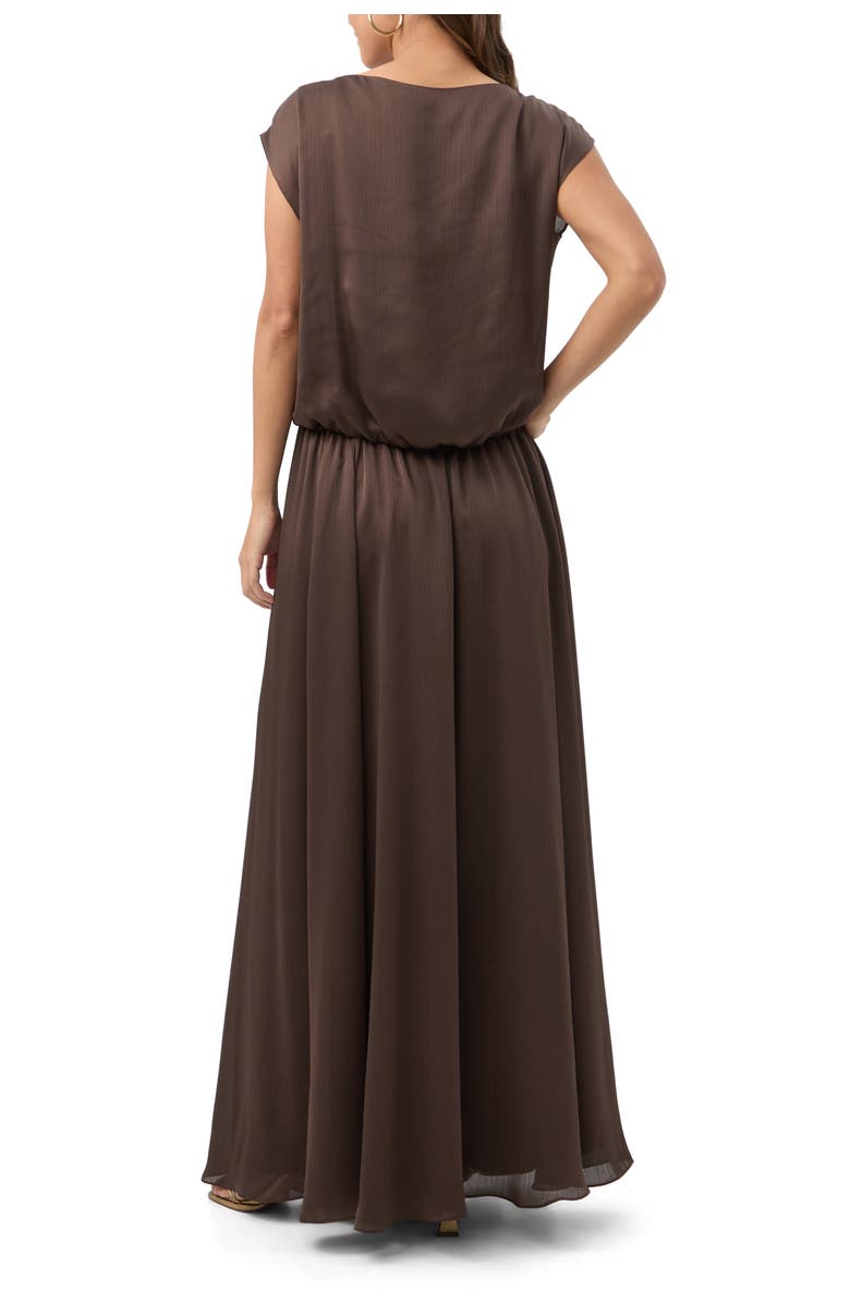 Trina Turk Vantage 2 Blouson Maxi Dress, Alternate, color, Walnut