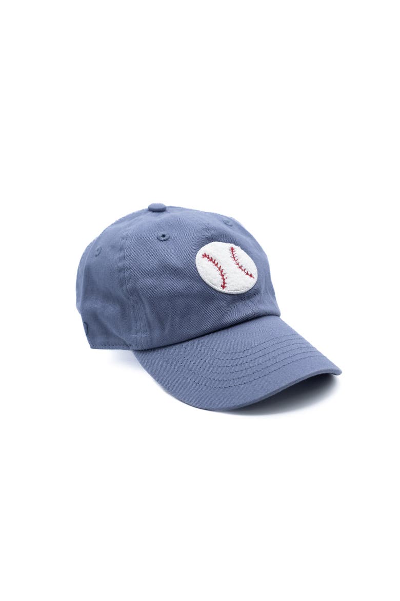 Terry Baseball Hat - Kids, Alternate, color, DUSTY BLUE
