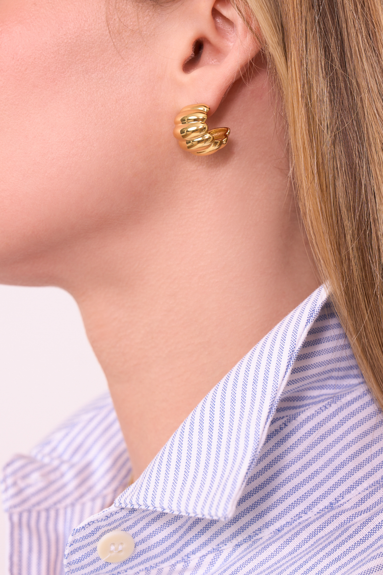 Ryder Hoops, Alternate, color, GOLD