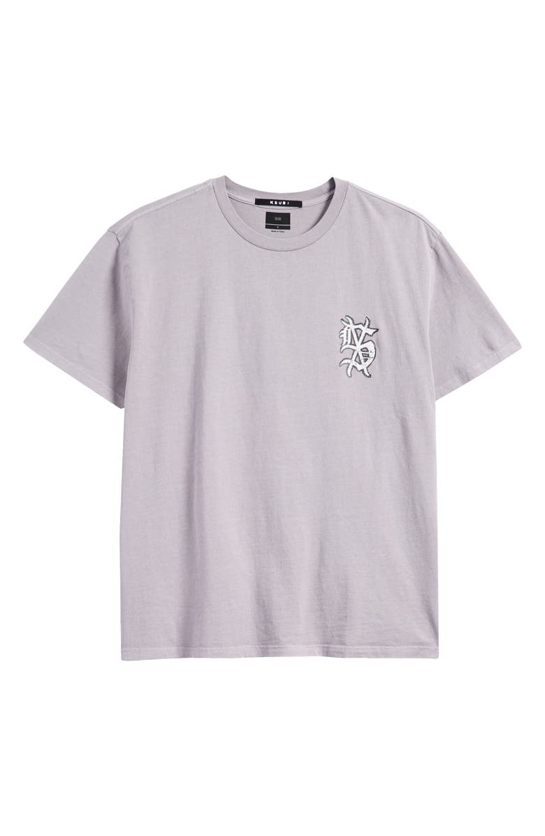 Ksubi Dug Out Biggie Oversize Cotton Graphic T-Shirt, Main, color, 