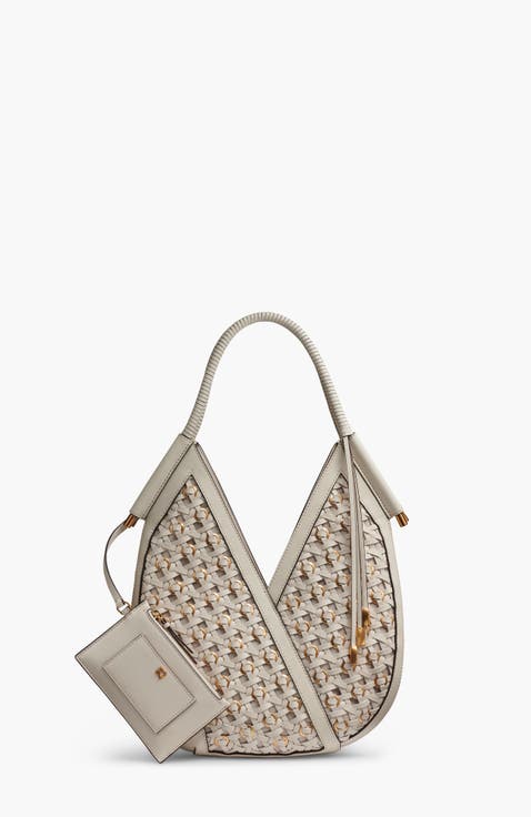 Baldwin Woven Grommet Mini Shoulder