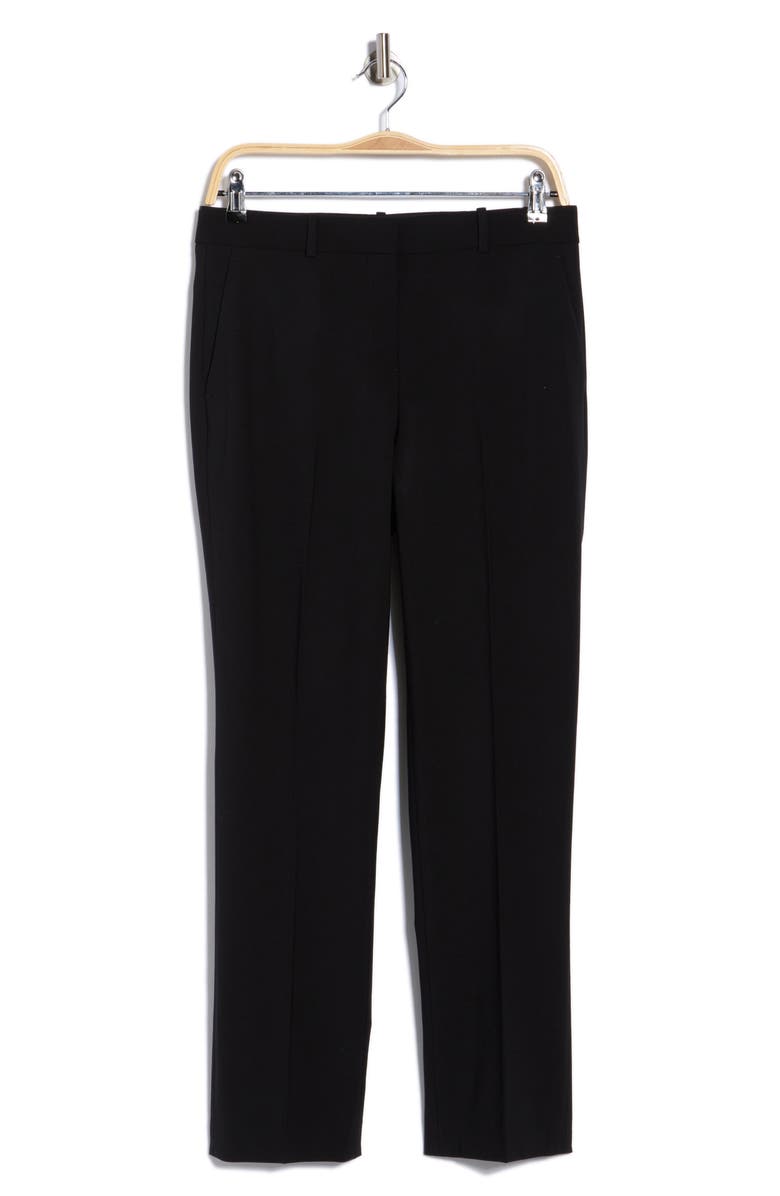 Theory Testra Wool Blend Pants, Alternate, color, Black