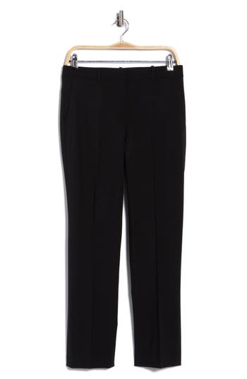 Theory Testra Wool Blend Pants In Black