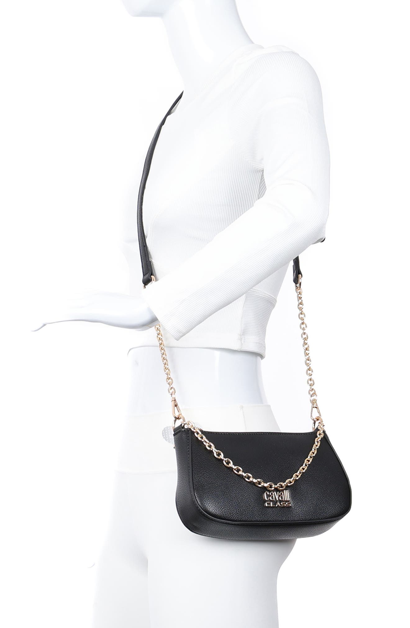 Cavalli Class Carina Baguette Crossbody Bag, Alternate, color, 