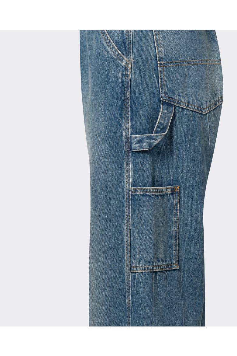 le PÈRE Straight Leg Blue Jeans - Dark Wash, Alternate, color, Bebop Marine