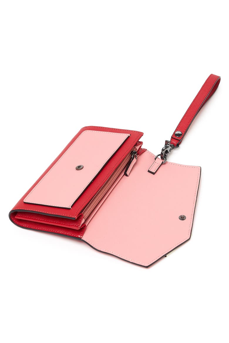 Cobble Hill Leather Continental Wallet, Alternate, color, PEPPER COMBO