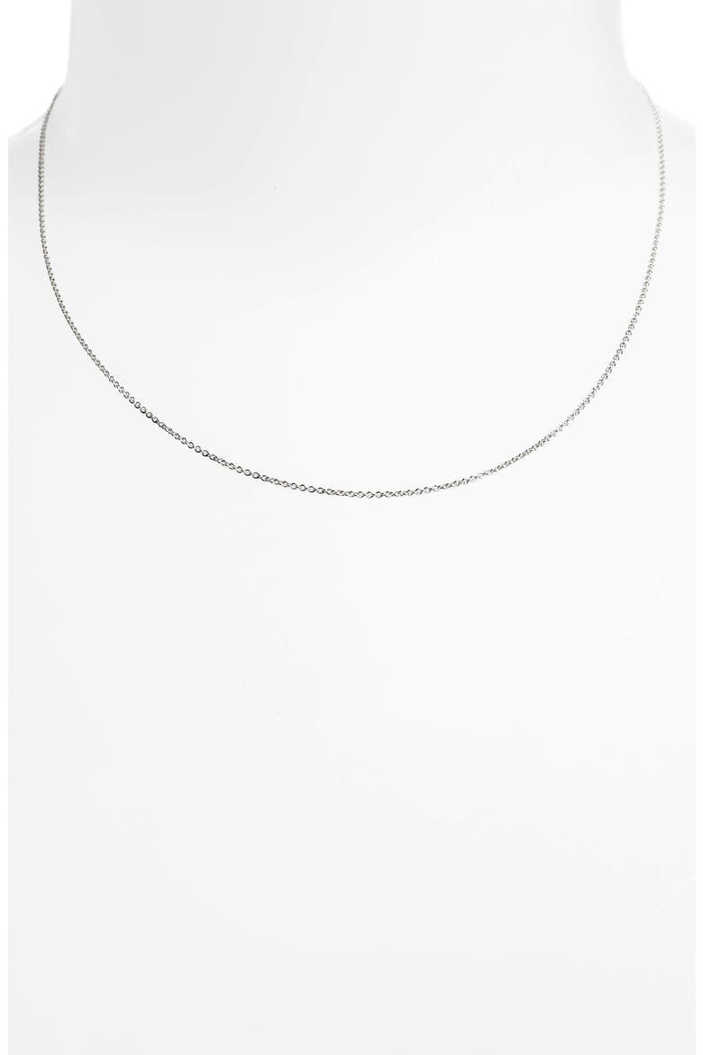 Chain Link Necklace, Alternate, color, SILVER