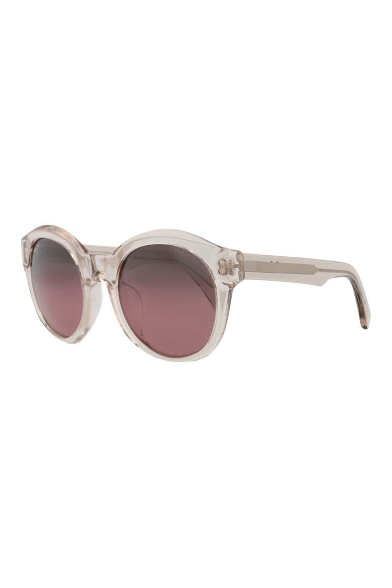 Round Polarized Sunglasses, Alternate, color, CRYSTAL CRYSTAL ROSE
